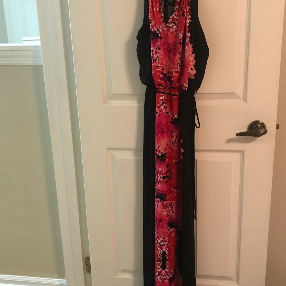 Summer floral maxi dress